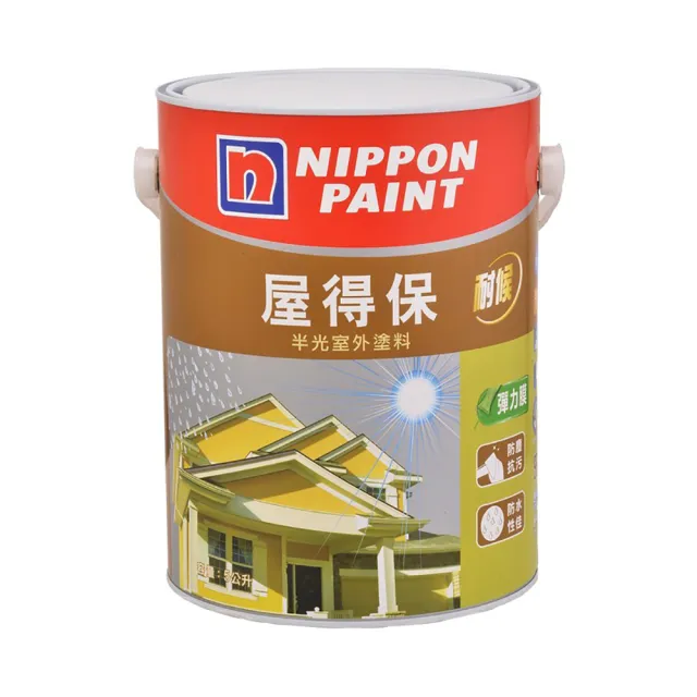 【立邦】屋得保半光外牆漆 城堡灰 5L