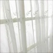 【特力屋】花語單層紗簾寬290x高240cm 米白色