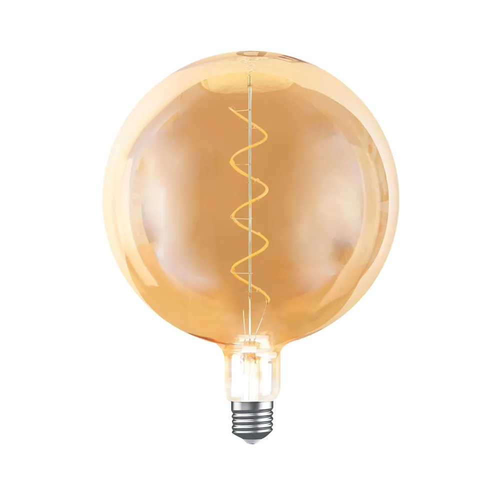 【特力屋】LED E27圓球造型燈絲燈泡20cm 琥珀色