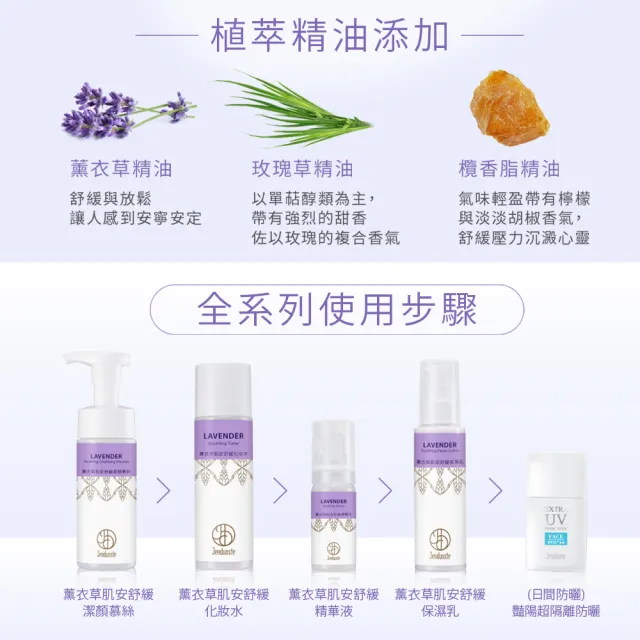 【珍朵絲特】薰衣草肌安舒緩化妝水150ml(佐登妮絲香氛精油系列)