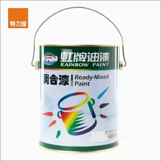 【虹牌】彩虹屋調合漆有光 朱紅色 1G