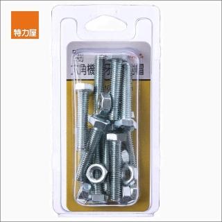 【特力屋】736 六角機械牙螺絲 附帽 M6X30mm 10組