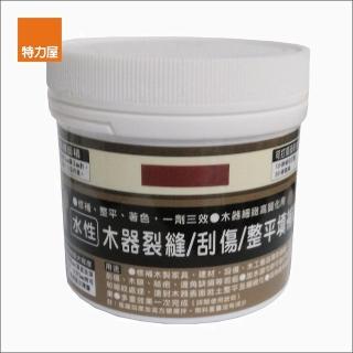 【特力屋】水性木器裂縫/刮傷/整平填補劑 暗紅木 200G