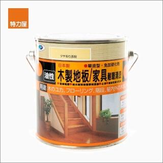【特力屋】日本Asahipen 木質地板耐磨清漆 透明 亮光 0.7L