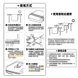 【百特兔寶】寶被袋衣物棉被壓縮袋M-３入組 約55*90(真空袋/衣服收納袋)