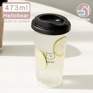 【韓國SSUEIM】Tritan極簡ins透明冷飲杯/隨行杯473ml(Hellobear)