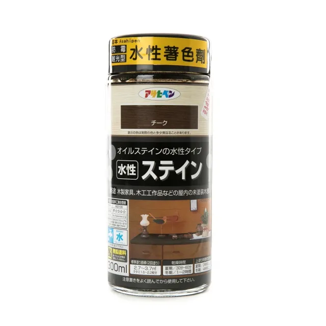 【特力屋】日本Asahipen 水性 耐光型著色劑 柚木 300ml
