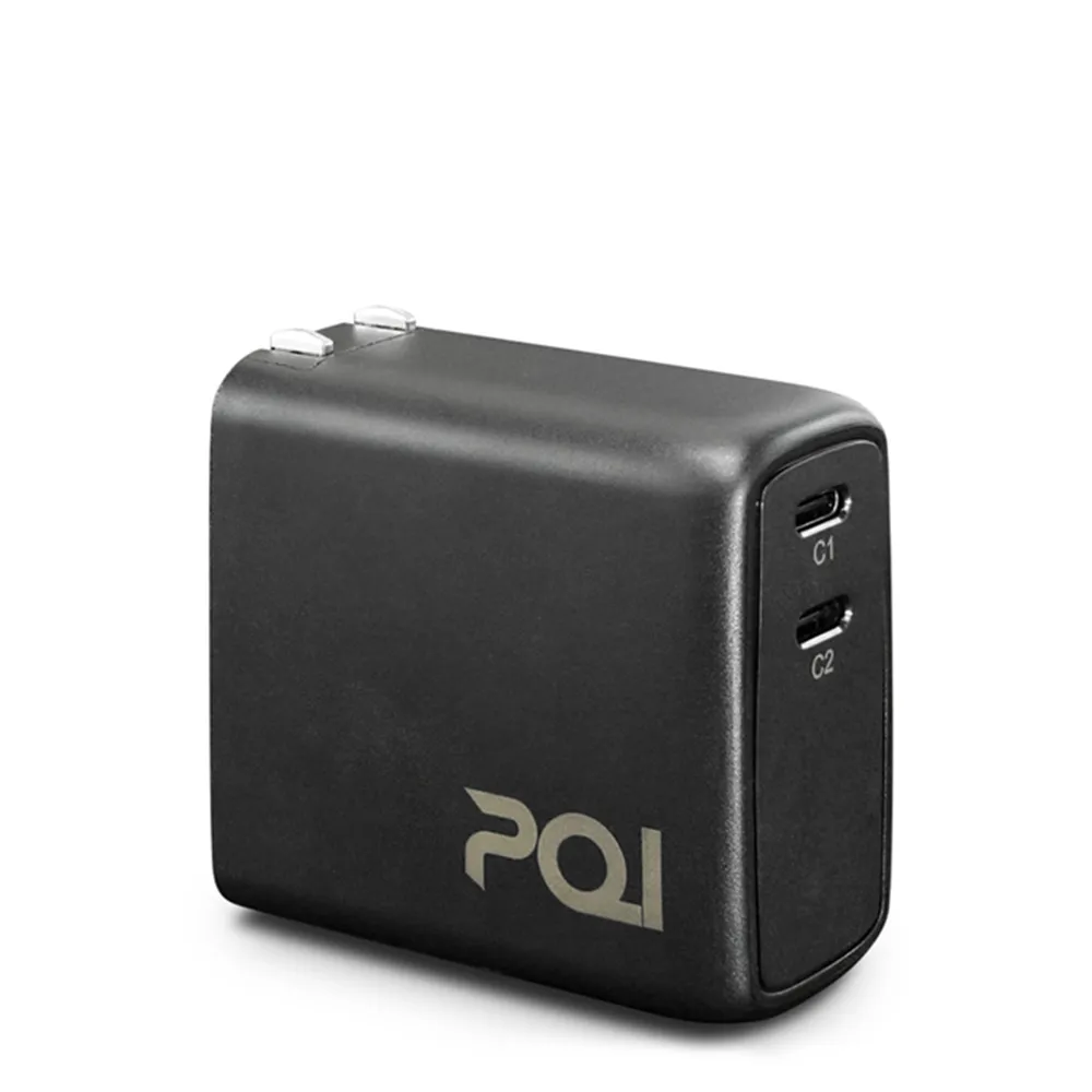 【PQI 勁永】50WPD雙孔USB-C快充充電器(PDC50W)