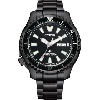【CITIZEN 星辰】Promaster鋼鐵河豚EX Plus 潛水機械錶 男錶 禮物 推薦(NY0135-80E)