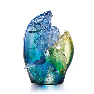 【tittot 琉園】大好峰光(琉園/台灣印象系列/琉璃/禮物/玻璃/水晶/藝術品/擺飾/禮贈/MOMO限定)