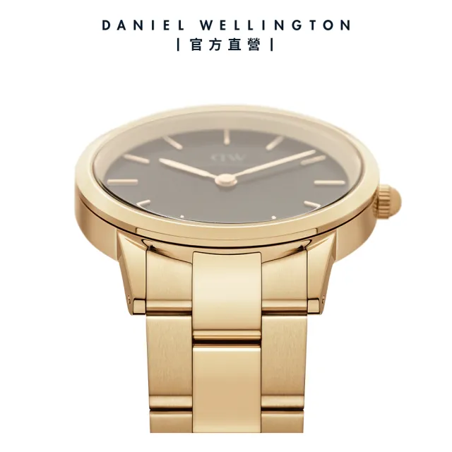 【Daniel Wellington】DW 手錶  Iconic Link 28mm/32mm精鋼錶 香檳金(DW00100568)