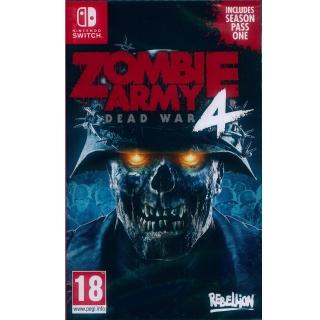 【Nintendo 任天堂】NS Switch 殭屍部隊：死亡戰爭 4 Zombie Army 4: Dead War(中英日文歐版)