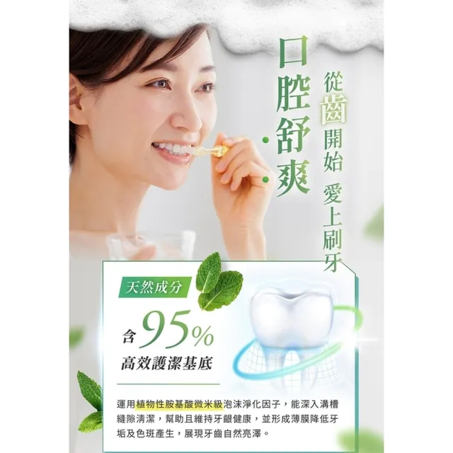 【台塑生醫 Dr’s Formula】固齒健天然護潔牙膏-清爽薄荷110g(6入/組)