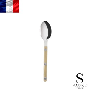 【Sabre Paris】Bistrot小酒館混合材質系列-亮面茶匙-隕石白