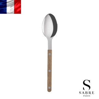 【Sabre Paris】Bistrot小酒館混合材質系列-亮面主餐湯匙-柚木