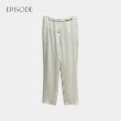 【EPISODE】修身百搭舒適柔軟窄腳西裝長褲（白）122321