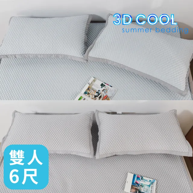 【絲薇諾】3D COOL 涼感床包式涼蓆(加大6尺)