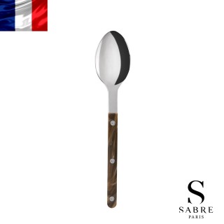 【Sabre Paris】Bistrot小酒館混合材質系列-亮面主餐湯匙-咖啡水牛