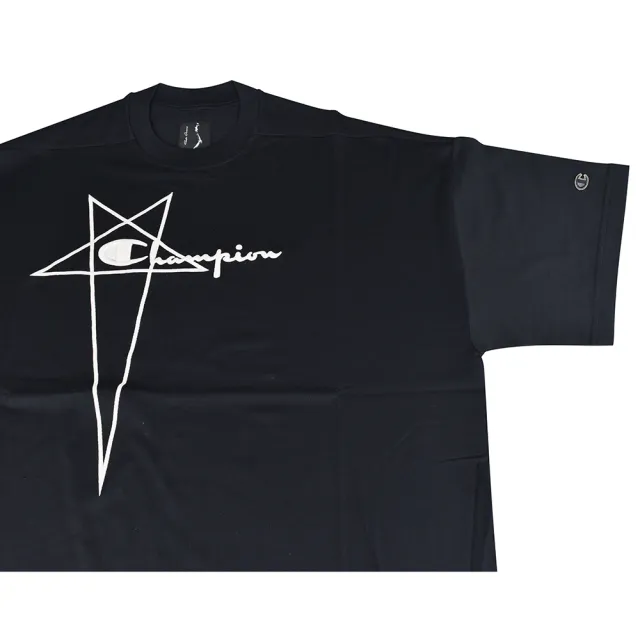 【RICK OWENS】x CHAMPION聯名款短T(黑)