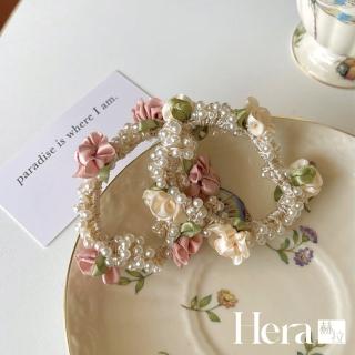 【HERA 赫拉】超仙珍珠花朵髮圈 H111061507(髮飾 髮圈)