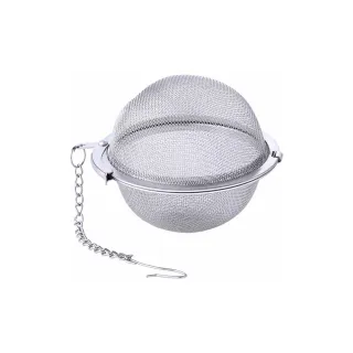 【HOLA】茶香球 304不鏽鋼濾球附鏈 5cm