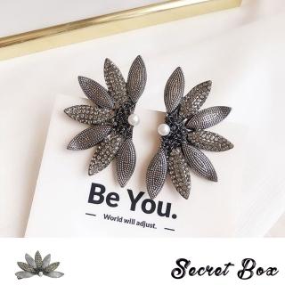 【SECRET BOX】美鑽髮夾 花朵髮夾 珍珠髮夾/韓國設計IU德魯納酒店韓劇同款美鑽花朵珍珠髮夾(2款任選)