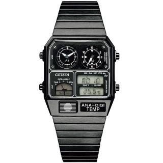 【CITIZEN 星辰】Chronograph 復古計時電子錶 男錶 禮物 推薦(JG2105-93E)