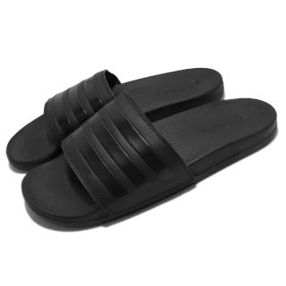 【adidas 愛迪達】拖鞋 Adilette Comfort 男鞋 女鞋 黑 休閒 基本款 三線 一片拖 愛迪達(GZ5896)