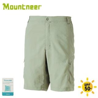 【Mountneer 山林】山林 男 透氣抗UV休閒短褲《淺卡其》11S71/休閒短褲/排汗短褲/防曬短褲(悠遊山水)