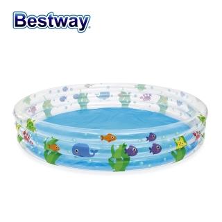 【BESTWAY】深海樂園充氣泳池 183x183x33cm(泳池)