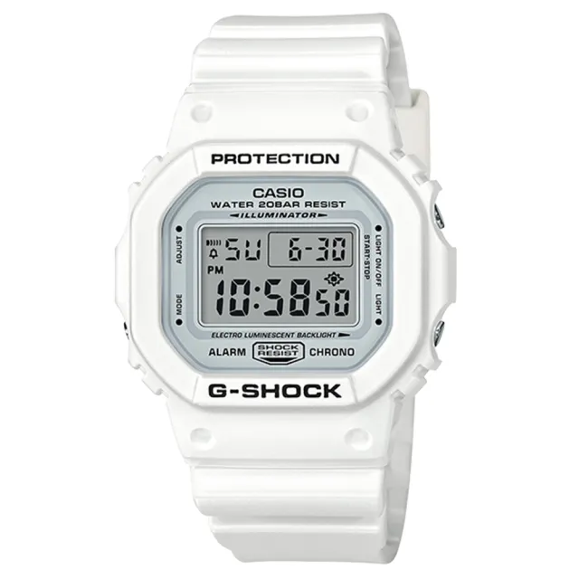 【CASIO 卡西歐】G-SHOCK 街頭時尚電子錶  情人節 父親節 禮物(DW-5600MW-7/速)