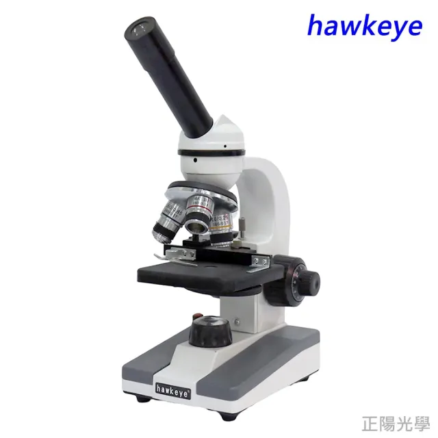 【hawkeye】MB102B LED 40-1500倍 XY軸微調移動尺式平台 生物顯微鏡(中小學生專用 科展專用)