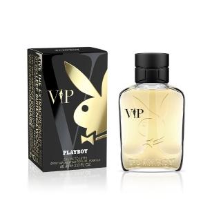 【PLAYBOY】VIP經典男性淡香水 60ml(專櫃公司貨)