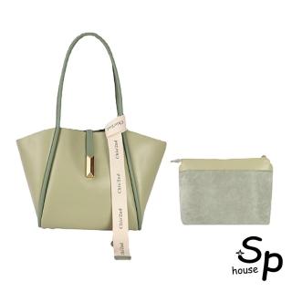 【Sp house】南風綠意簡約手提側肩背女用大容量包(2色可選)
