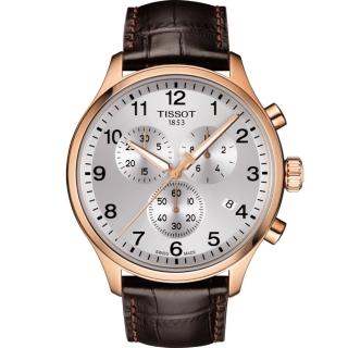 【TISSOT 天梭 官方授權】Chrono XL韻馳系列經典計時腕錶 手錶(T1166173603700)