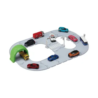 【TOMICA】交通世界  新城鎮 道路板 附隧道(小汽車 場景)
