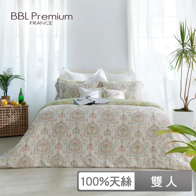 【BBL Premium】100%天絲印花床包被套組-斐麗漫舞(雙人)