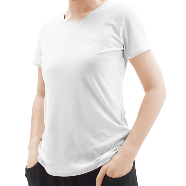 【Own Yoga】吸濕排汗涼感 女短袖上衣T恤(Tshirt/透氣/抗菌除臭/抗UV紫外線/居家休閒/運動)