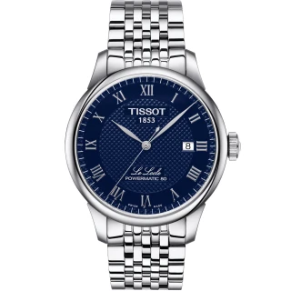 【TISSOT 天梭 官方授權】Le Locle 立洛克 創新時尚腕錶  機械錶 母親節(T0064071104300)