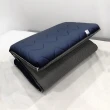 【Simple Living】獨立筒記憶棉雙面兩用可折疊床墊-深藍(雙人-5x6.2尺)