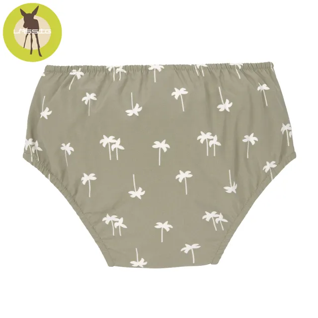 【Lassig】嬰幼兒抗UV游泳尿布褲-棕櫚微風(2022款式)