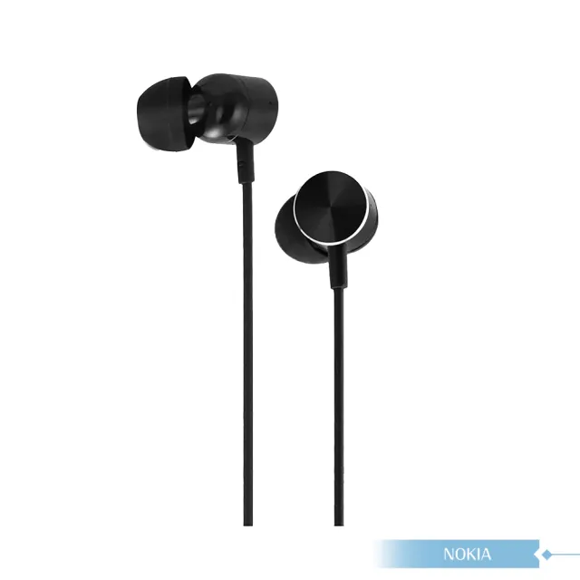【NOKIA】原廠 入耳式立體聲耳機/ 線控接聽鍵 3.5mm - 黑(密封裝)