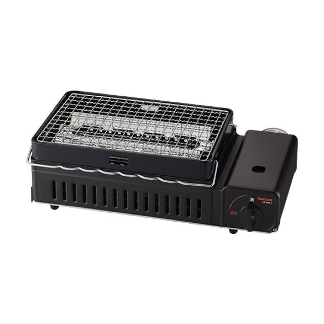 【Iwatani 岩谷】新網烤串燒磁式瓦斯烤爐2.3kw-黑色(CB-ABR-2)