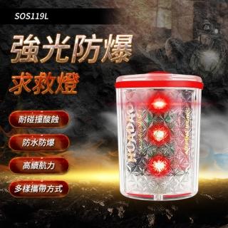 【精準科技】強光防爆求救燈 事故燈 警示燈 夜間照明燈(MET-SOS119L 工仔人)