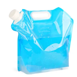 【寶盒百貨】5L+10L大容量水袋運動手提折疊水袋(戶外露營野炊 旅行登山便攜儲水袋 便攜水桶)