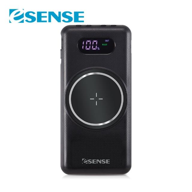 【ESENSE 逸盛】AQI100 10000mAh 22.5W 三輸出快充行動電源(Magsafe/自帶線)