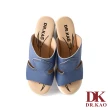 【DK 高博士】舒適極簡側空涼鞋 75-2267-70 藍色