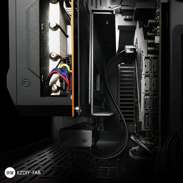 【EZDIY-FAB】新型PCIe3.0 16x VGA 顯示卡延長排線  20cm 180度(顯卡延長排線)