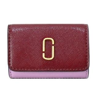 【MARC JACOBS 馬克賈伯】THE SNAPSHOT KEY CASE 防刮撞色鑰匙包/鎖包(紅)