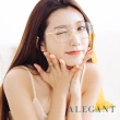 【ALEGANT】韓流復古釉光金溫莎圈橢圓光學框UV400濾藍光眼鏡(洋月的金緞彩線)